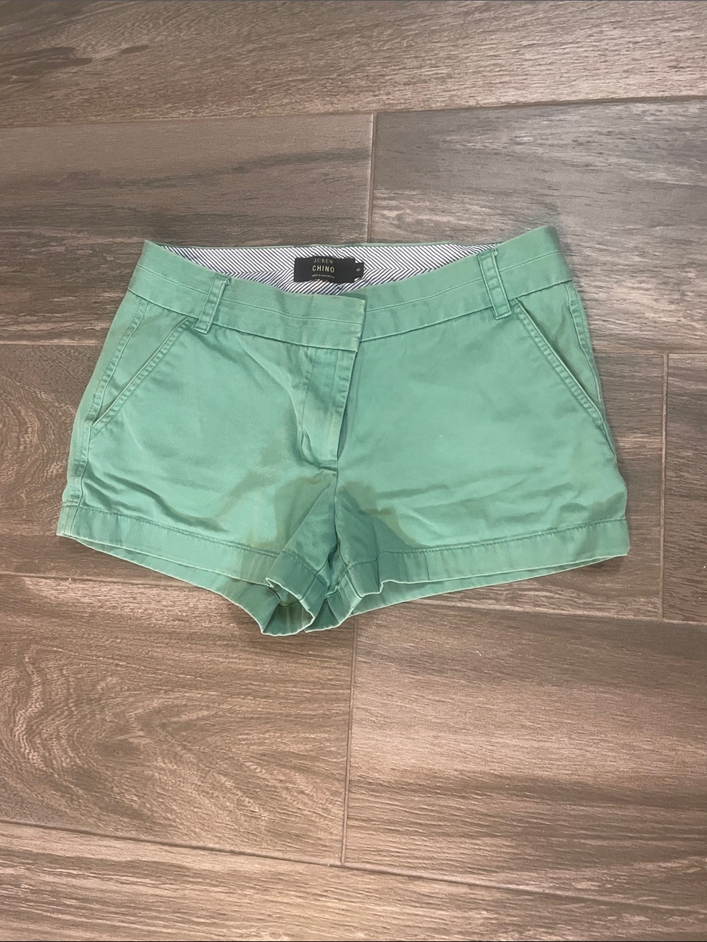 J. Crew Mint Chino Bermuda Shorts